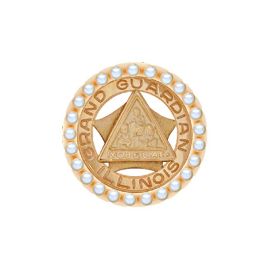 Grand Guardian Pin with Pearls (J82)