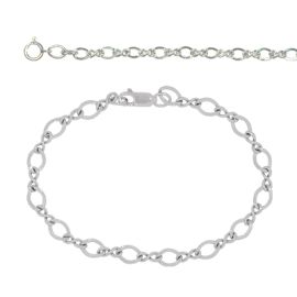 7-1/4 Inch Bracelet- Alternating Links (JB2)
