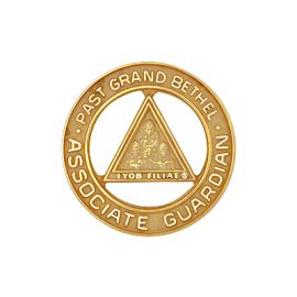 Past Associate Grand Bethel Guardian Lapel Tac (JGB4)