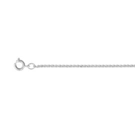 16 Inch Sterling Silver Serpentine Necklace (J147)