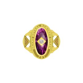 Grand Bethel Honored Queen Ring with Diamond (JR29)