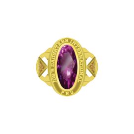 Job's Daughters International PHQ Ring (JR14 PHQ)