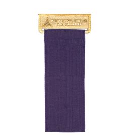 Magnetic Back Bar Pin with Ribbon (NJ 155PR/M)
