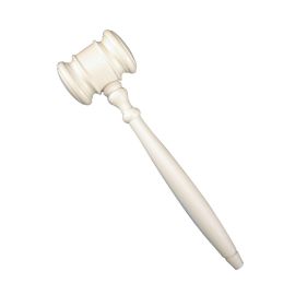 White Gavel - 8 Inch (NJ112 G)