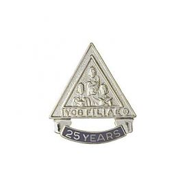 25 Year Recognition Pin or Lapel Tac (J150/25)
