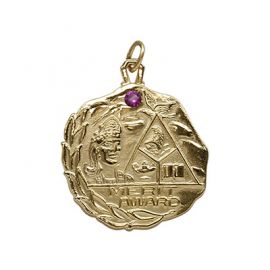 Merit Award Medal with Stone (J97 MS)