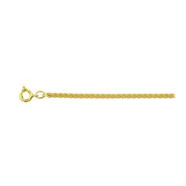 18 Inch Gold Filled Heavy Serpentine Necklace (J146)