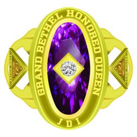 Grand Bethel Honored Queen Ring with Diamond (JR29)