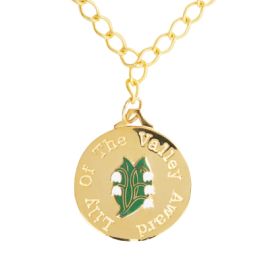 Lily of the Valley Award Medallion & Chain (JSP 70)