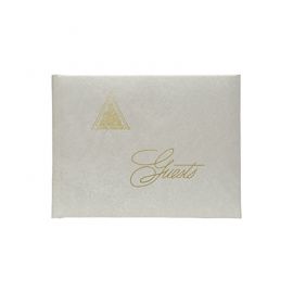 Guest Book- Gold/White (NJ7 GW)