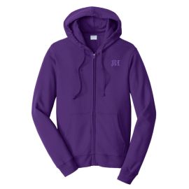 Soft Full-Zip Hooded Sweatshirt (NJ287)