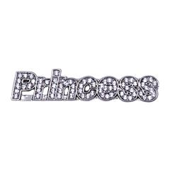Princess Rhinestone Pin with White Stones (J203)