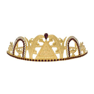 【JP】[汎用] 天命の王冠 / Crown of Providence [L] King Charles III Miniature Crown Adorned With Simulated Diamonds